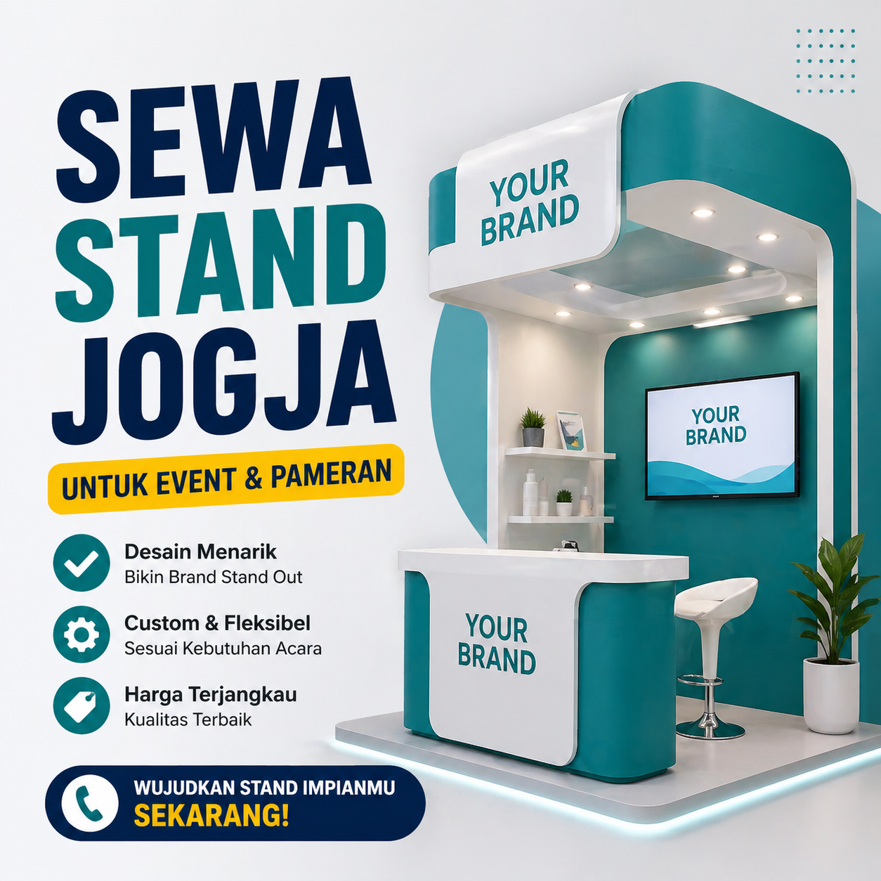 Sewa Alat Display & Perlengkapan Event Jogja Terlengkap | SEWARSA - ARS Management