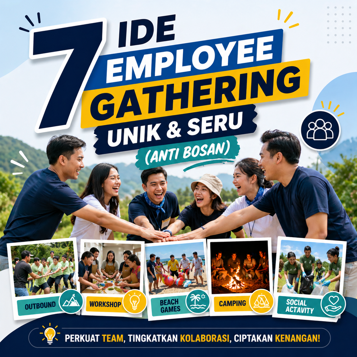 7 Ide Employee Gathering Unik & Seru (Anti Bosan)