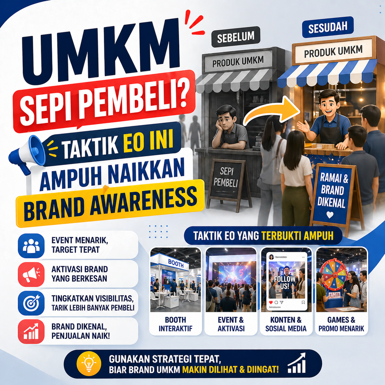 UMKM Sepi Pembeli? Taktik EO Ini Ampuh Naikkan Brand Awareness - ARS Management